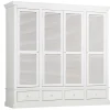 Flamant Marie, Armoire, Blanc, 4 Portes Online