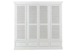 Flamant Marie, Armoire, Blanc, 4 Portes Online