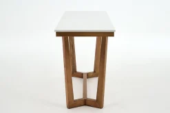 Flamant Marnix, Table Console, Chene Et Pierre Online