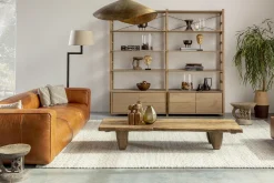 Flamant Martha, Lampadaire, Marron/Noir, Laiton Outlet