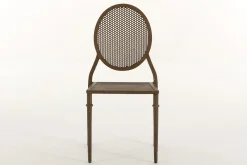 Flamant Mary, Chaise De Jardin, Finition Rouille, Metal