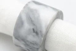 Flamant Maureen, Rond De Serviette, Marbre, Blanc Online