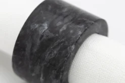 Flamant Maureen, Rond De Serviette, Marbre, Noir Hot