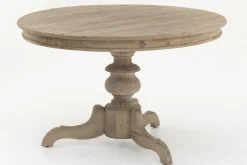 Flamant Milan, Table A Manger, Ronde, Bois Recycle, 120 Cm, Modele 2 Hot