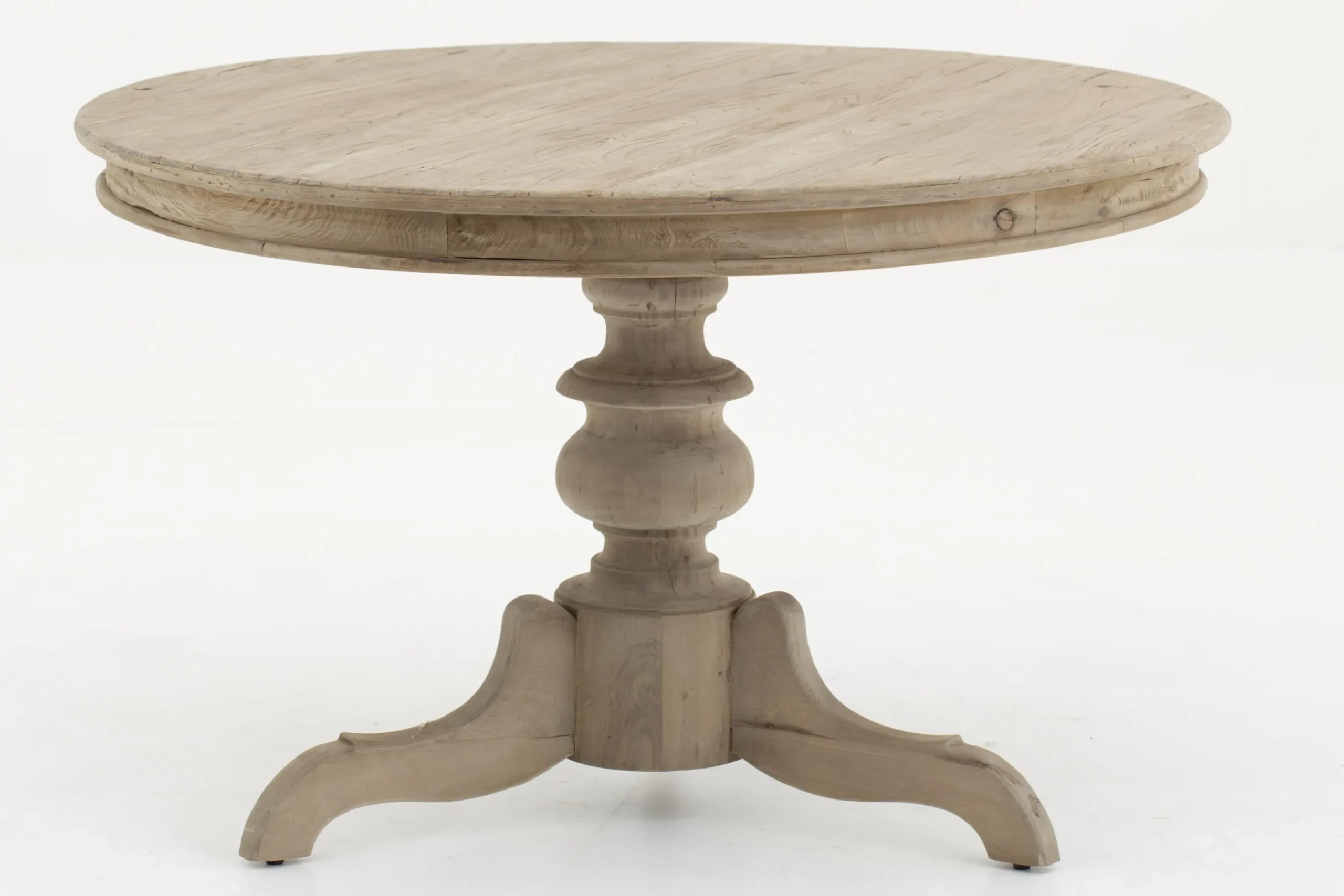 Flamant Milan, Table A Manger, Ronde, Bois Recycle, 120 Cm, Modele 2 Hot