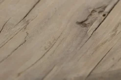 Flamant Milan, Table A Manger, Ronde, Bois Recycle, 120 Cm, Modele 2 Hot