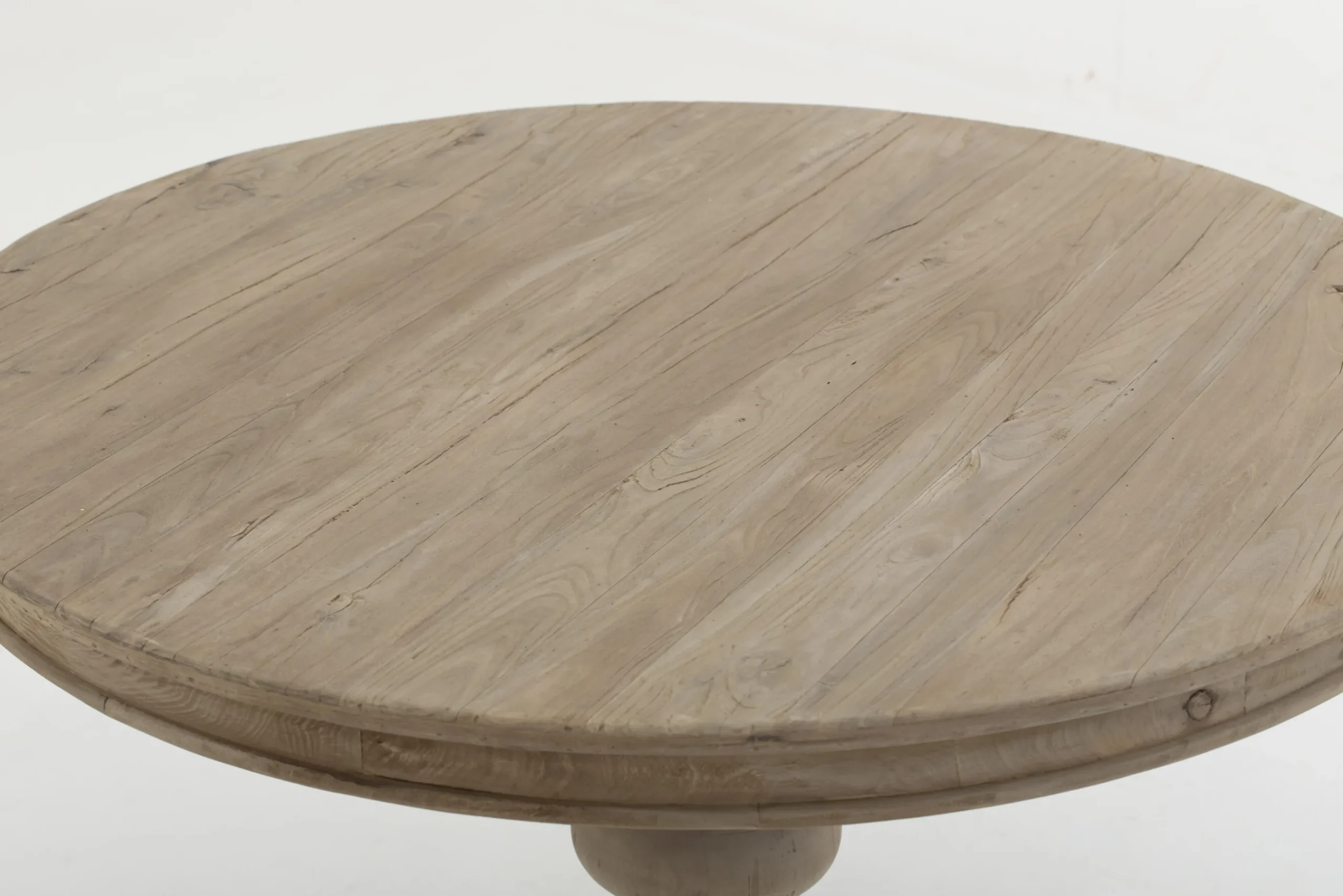 Flamant Milan, Table A Manger, Ronde, Bois Recycle, 120 Cm, Modele 2 Hot