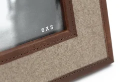 Flamant Milburn, Cadre Photo, Laine Et Cuir, 15X20 Best