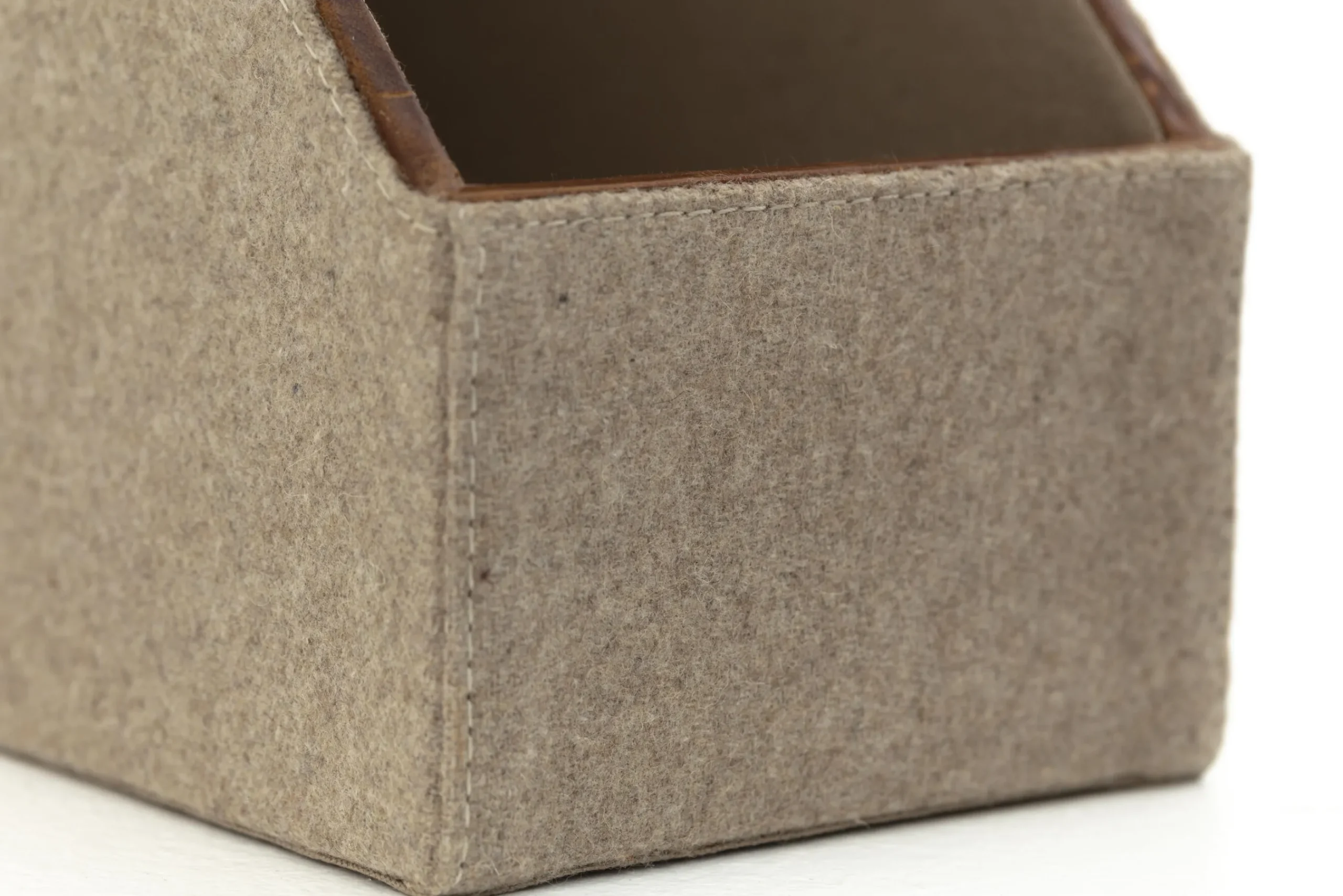 Flamant Milburn, Porte-Fichiers, Laine Et Cuir Hot