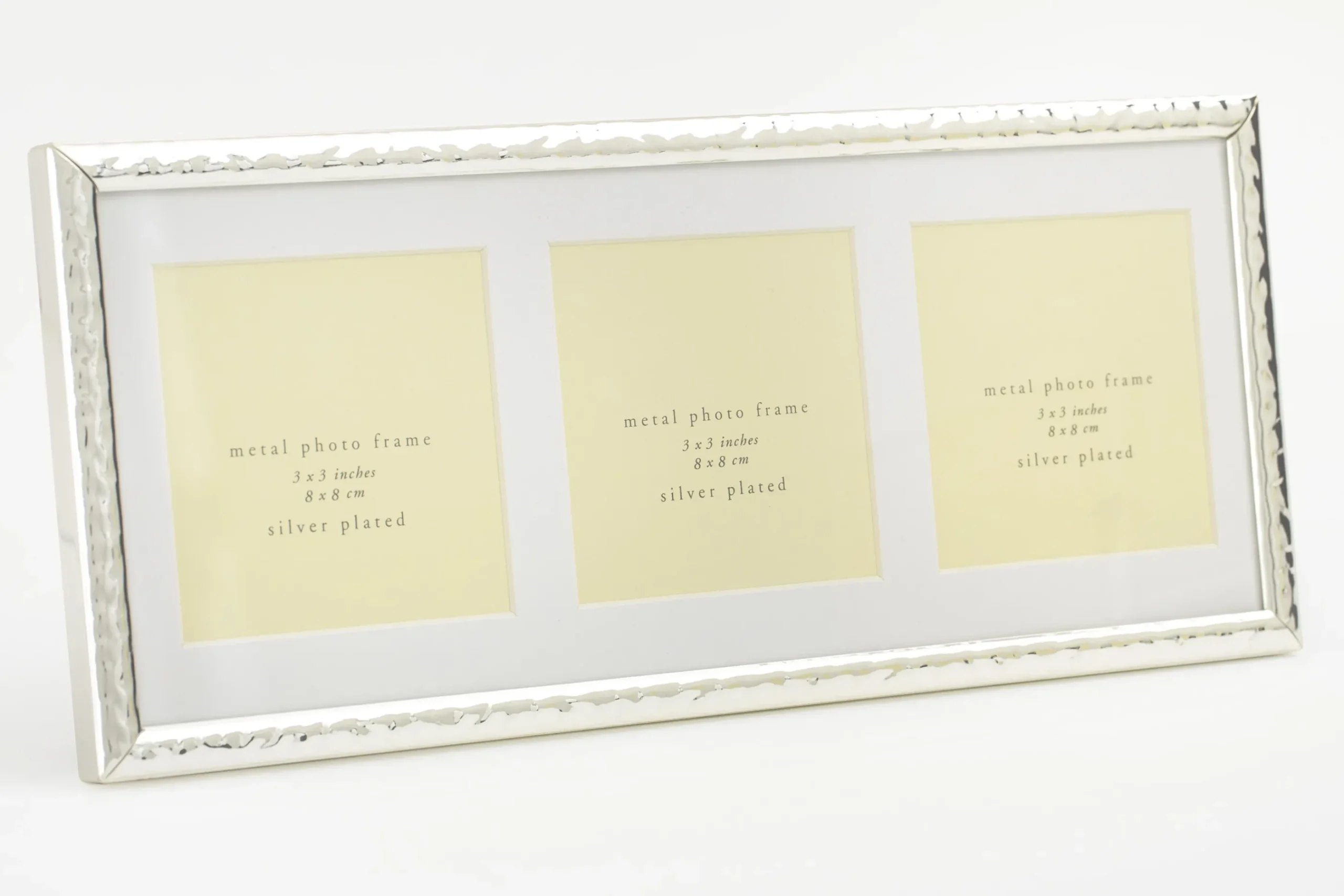 Flamant Millet, Cadre Photo, Plaque Argent, 8X8, Modele 2 New