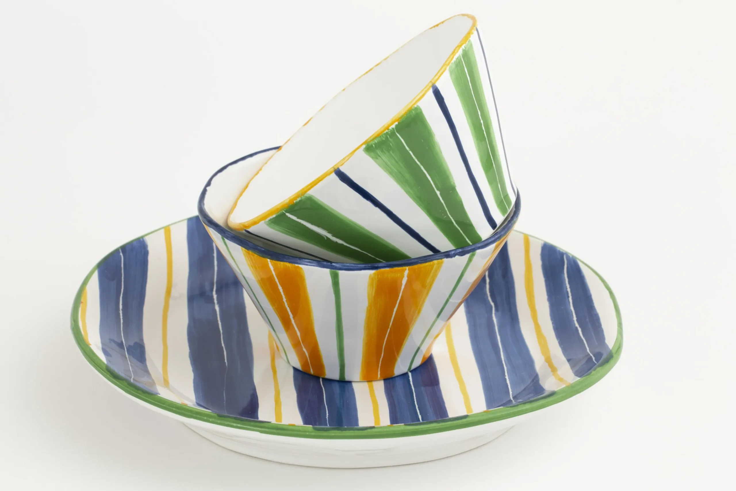 Flamant Nanna, Assiette, 23 Cm, Bleu New