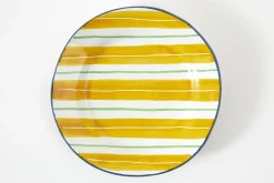Flamant Nanna, Assiette, 23 Cm, Jaune Discount