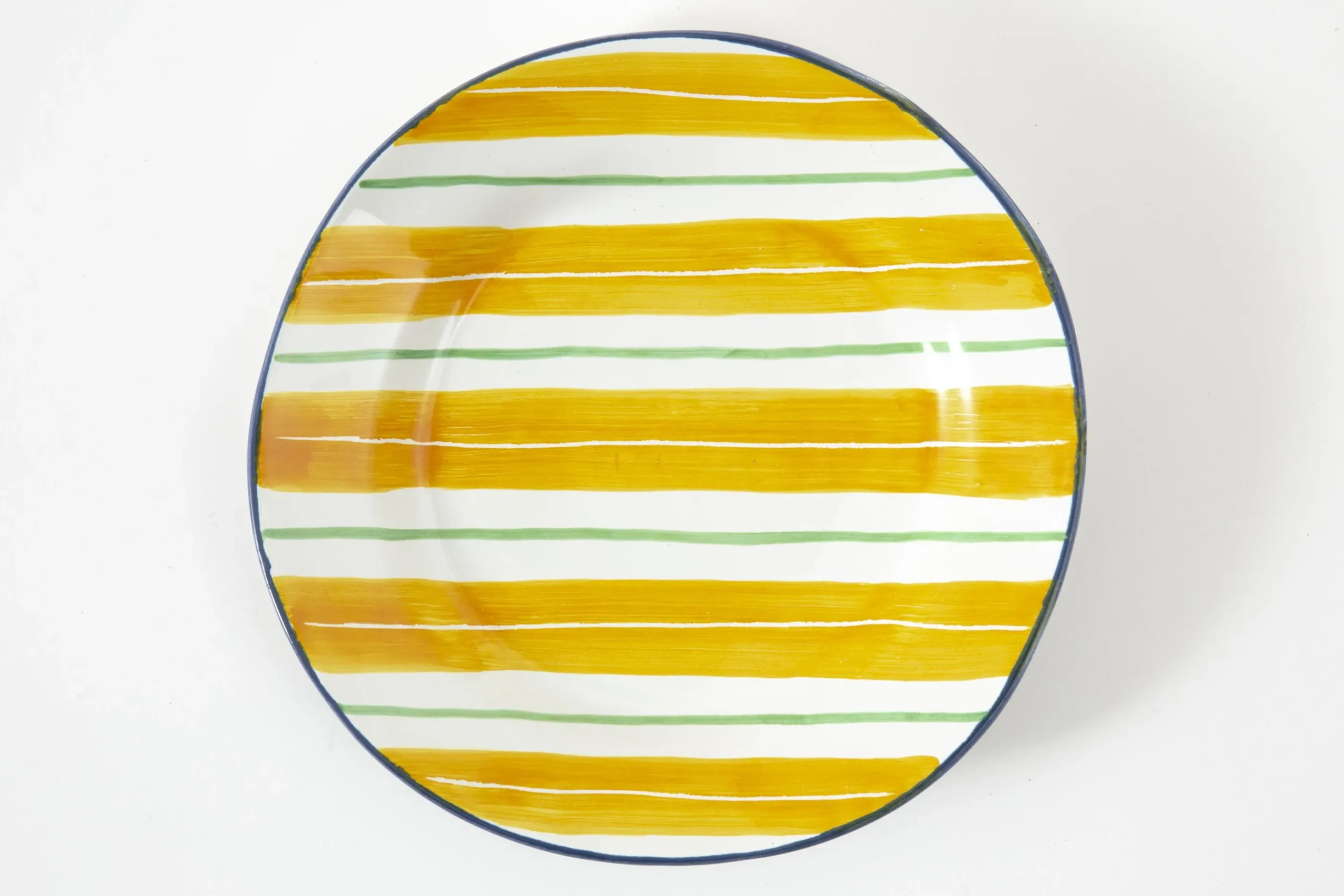 Flamant Nanna, Assiette, 23 Cm, Jaune Discount