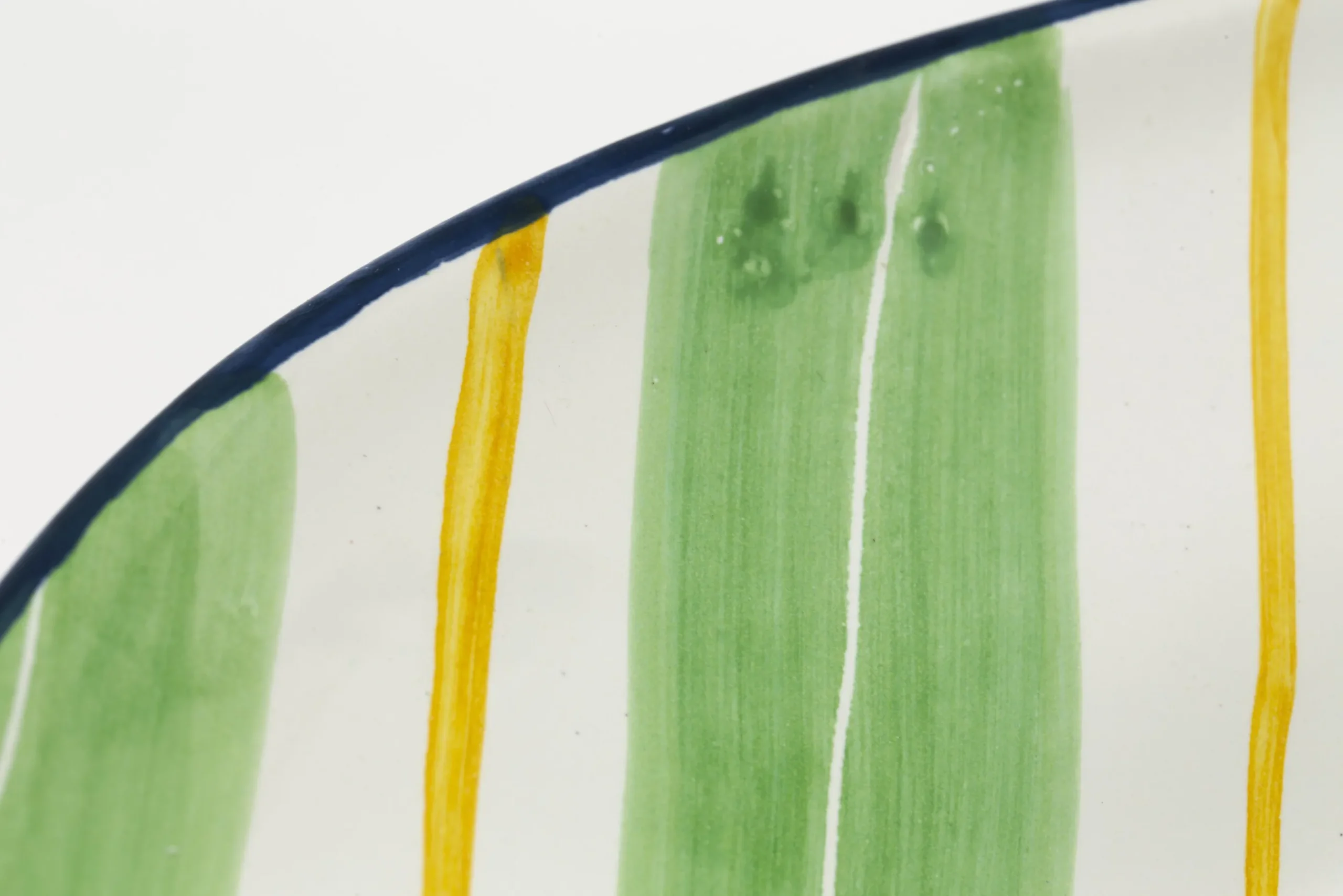 Flamant Nanna, Assiette De Service, Vert, Ovale Sale