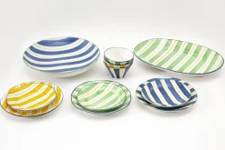 Flamant Nanna, Assiette De Service, Vert, Ovale Sale