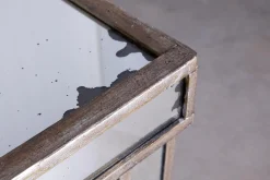 Flamant Naxos, Table Console, Miroir Verre Et Bois Sale