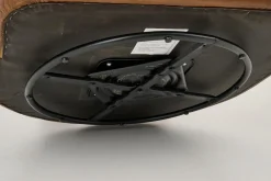 Flamant Nelia, Fauteuil, Cuir Cognoac, Rotatif