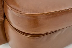 Flamant Nelia, Fauteuil, Cuir Cognoac, Rotatif