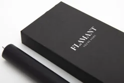 Flamant Nell, Bougie De Table, Couleur Noir, Lot De 4 New