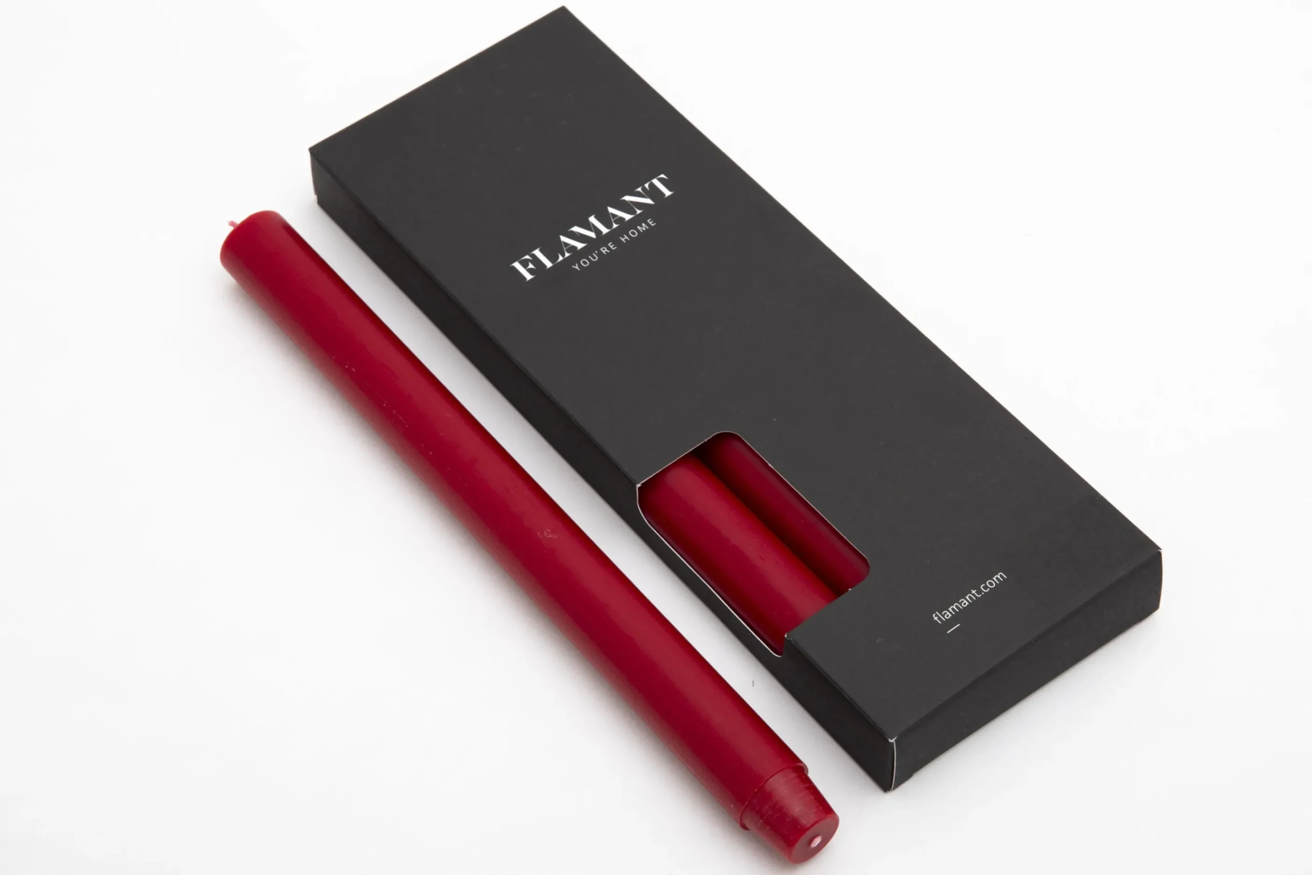 Flamant Nell, Bougie De Table, Couleur Rouge, Lot De 4 Discount