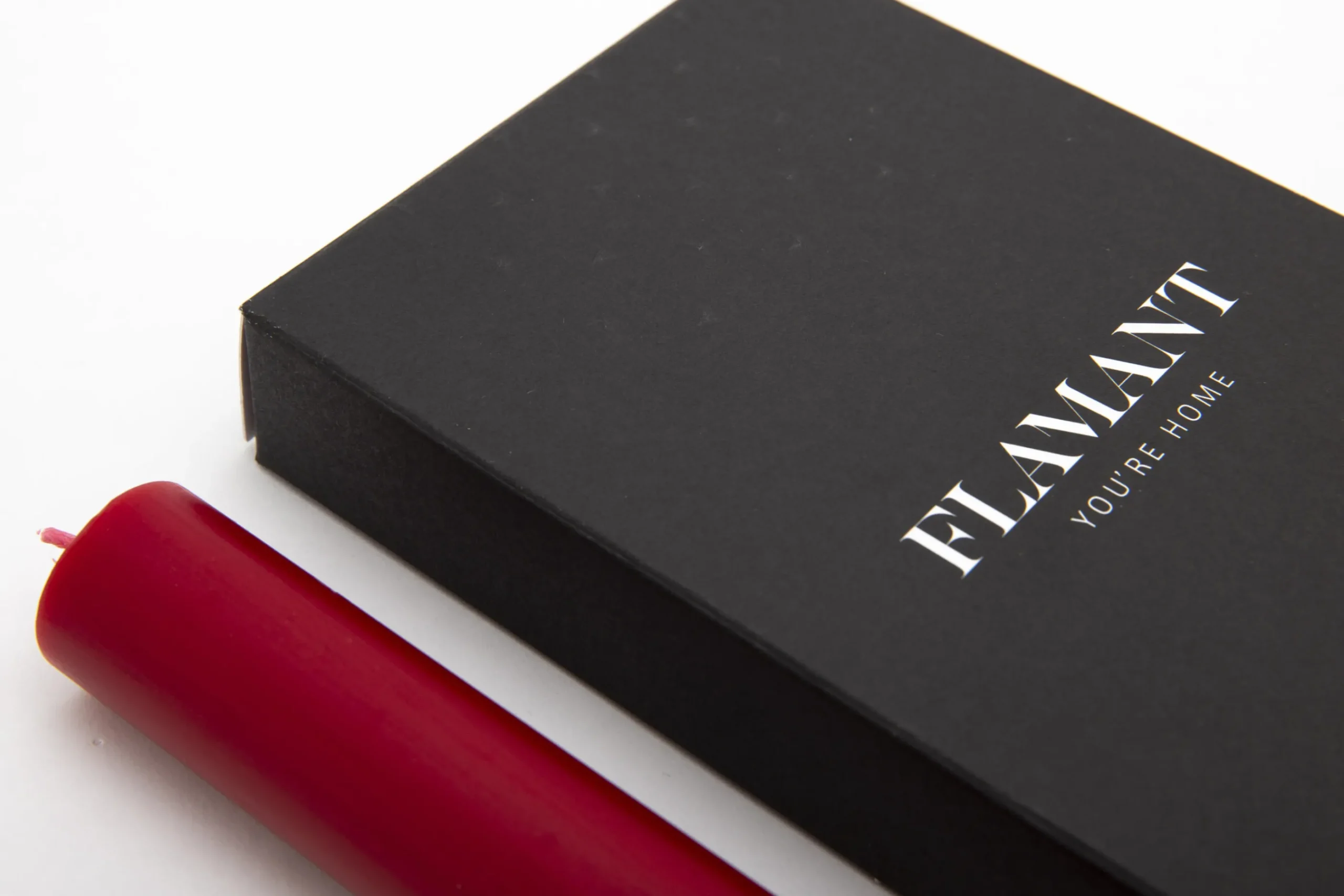 Flamant Nell, Bougie De Table, Couleur Rouge, Lot De 4 Discount