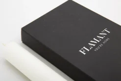 Flamant Nell, Bougie De Table, Couleur Blanc, Lot De 4 Online