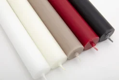 Flamant Nell, Bougie De Table, Couleur Blanc, Lot De 4 Online