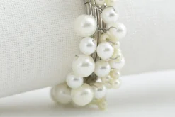 Flamant Osaka, Rond De Serviette, Perles, Ivoire