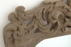 Flamant Osmond, Miroir, Sculpte, Bois, S Discount