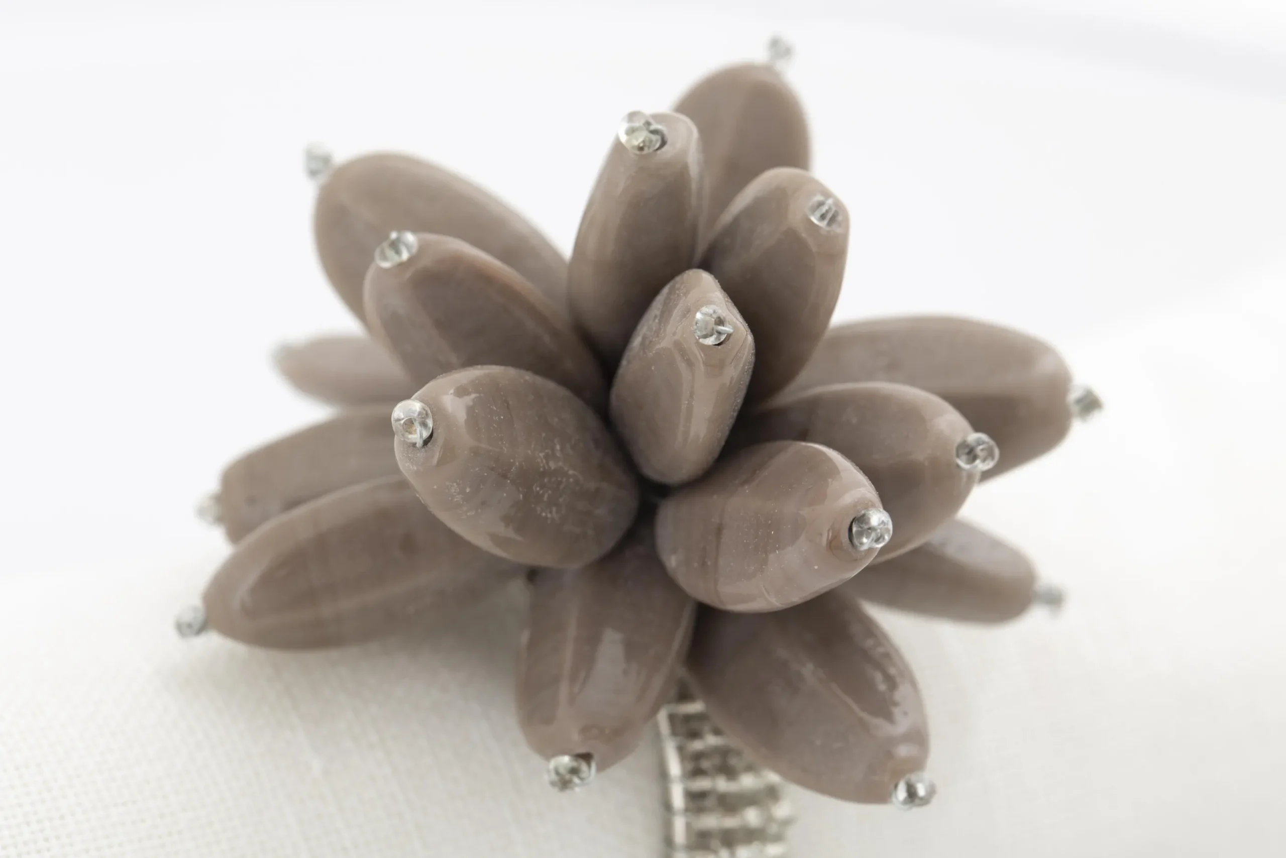 Flamant Otis, Rond De Serviette, Perles New