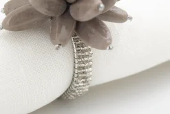 Flamant Otis, Rond De Serviette, Perles New