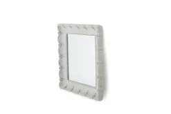 Flamant Pucky, Miroir, Cadre Gris Discount