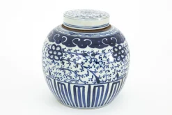 Flamant Redding, Potiche, Bleu/Blanc Hot