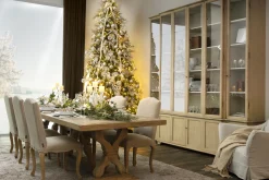 Flamant Reggie, Table A Manger, Rectangulaire, Bois, Naturel Outlet