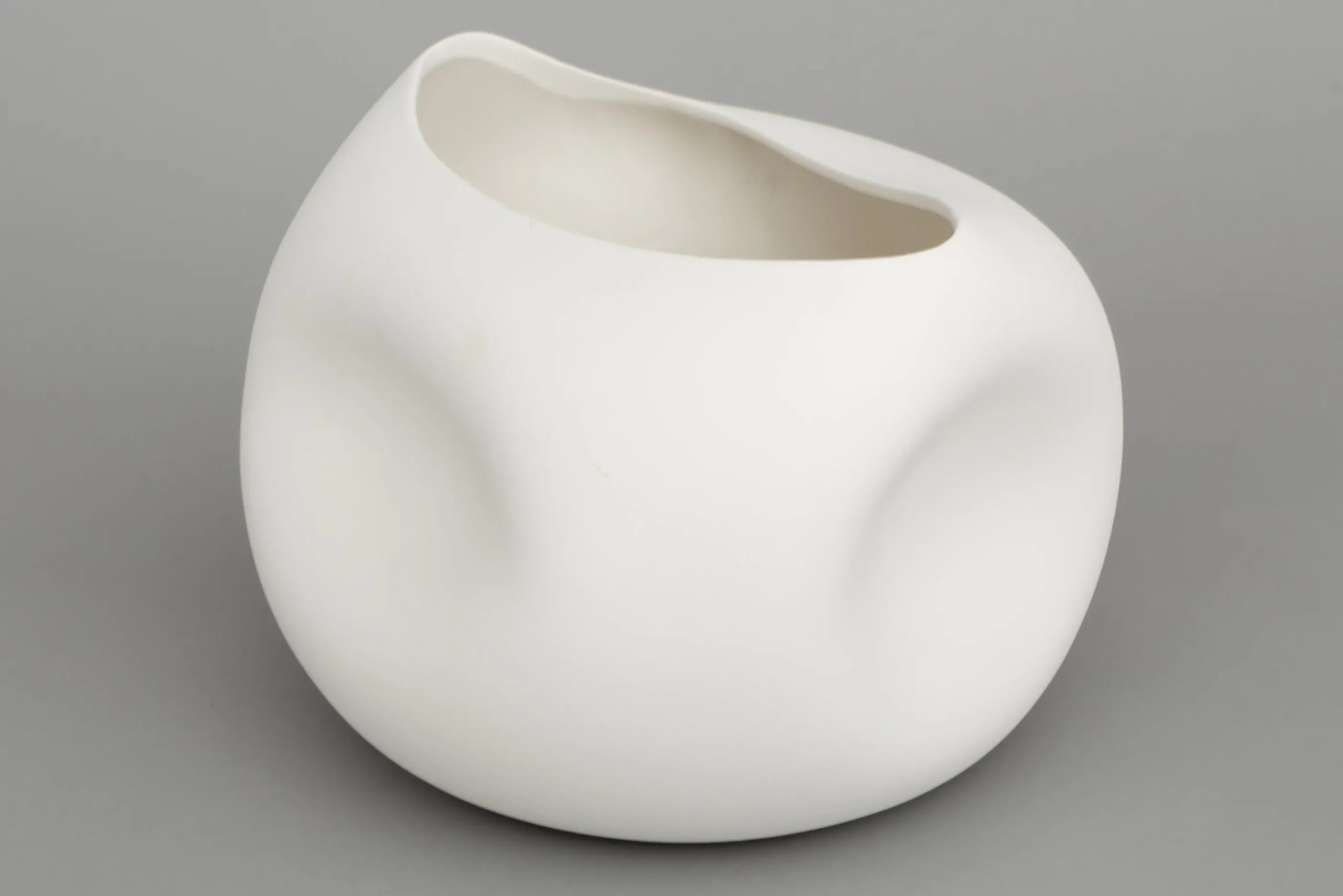Flamant Reynolds, Vase, Ceramique, Blanc, Modele 4 Hot