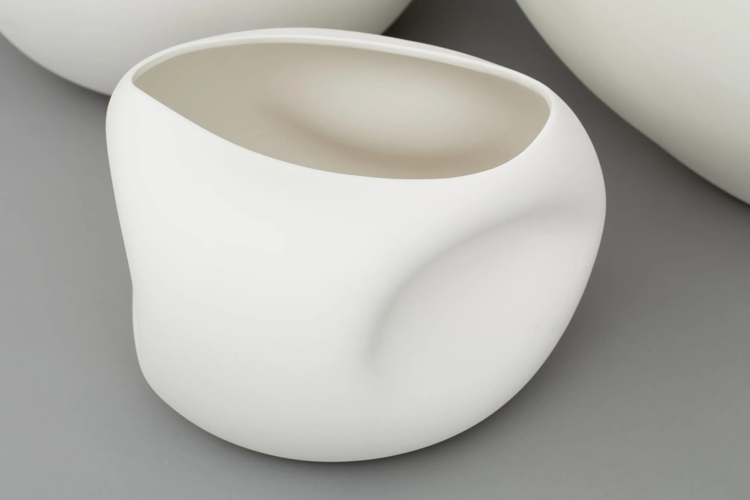 Flamant Reynolds, Vase, Ceramique, Blanc, Modele 4 Hot