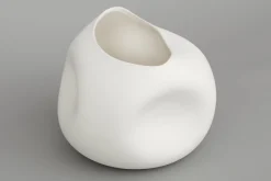 Flamant Reynolds, Vase, Ceramique, Blanc, Modele 4 Hot