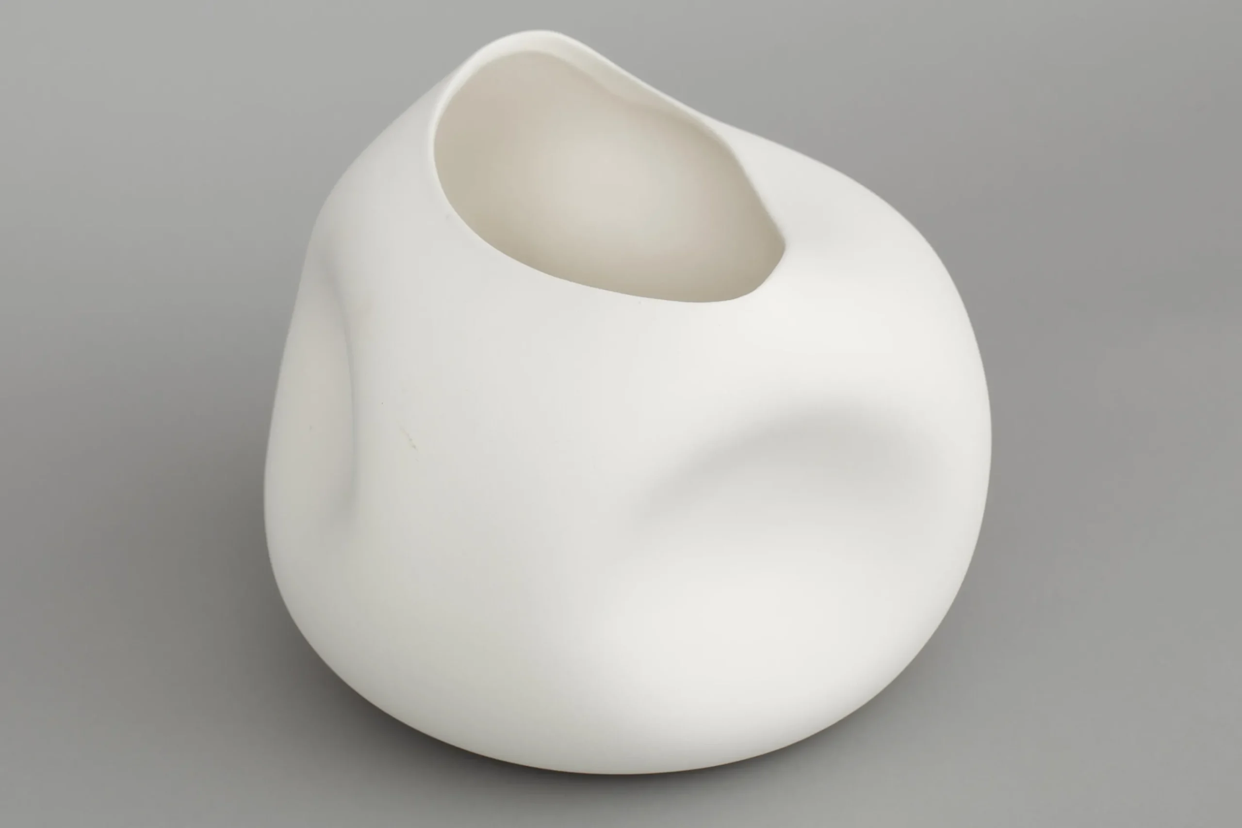 Flamant Reynolds, Vase, Ceramique, Blanc, Modele 4 Hot