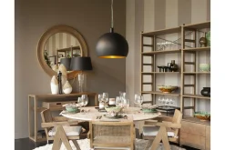 Flamant Roberts, Lampe A Suspension, Noir/Or Online