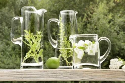 Flamant Ruth, Pichet, Verre Souffle A La Bouche Best