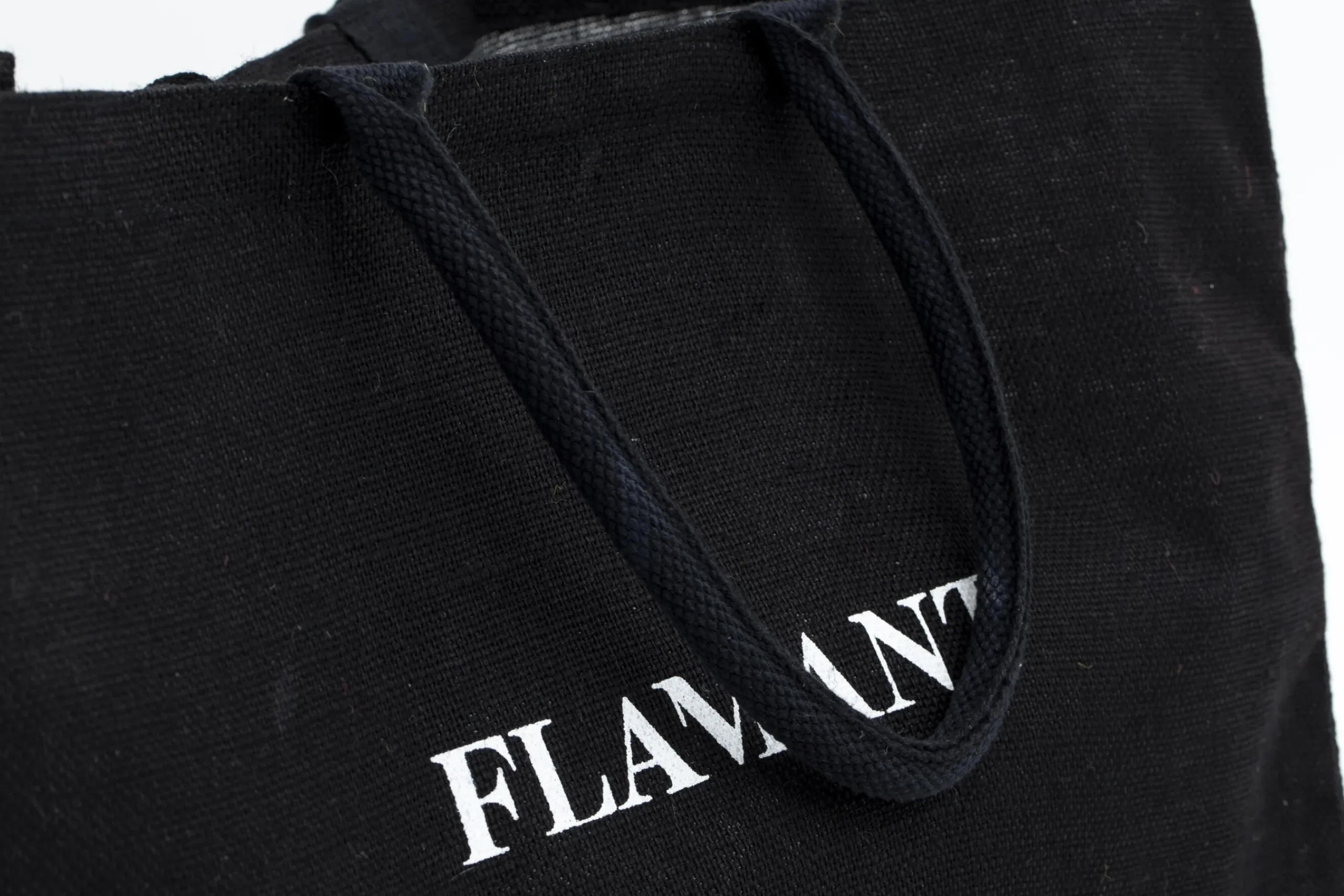 Flamant Sac , Sac Shopping, Jute, Noir Clearance