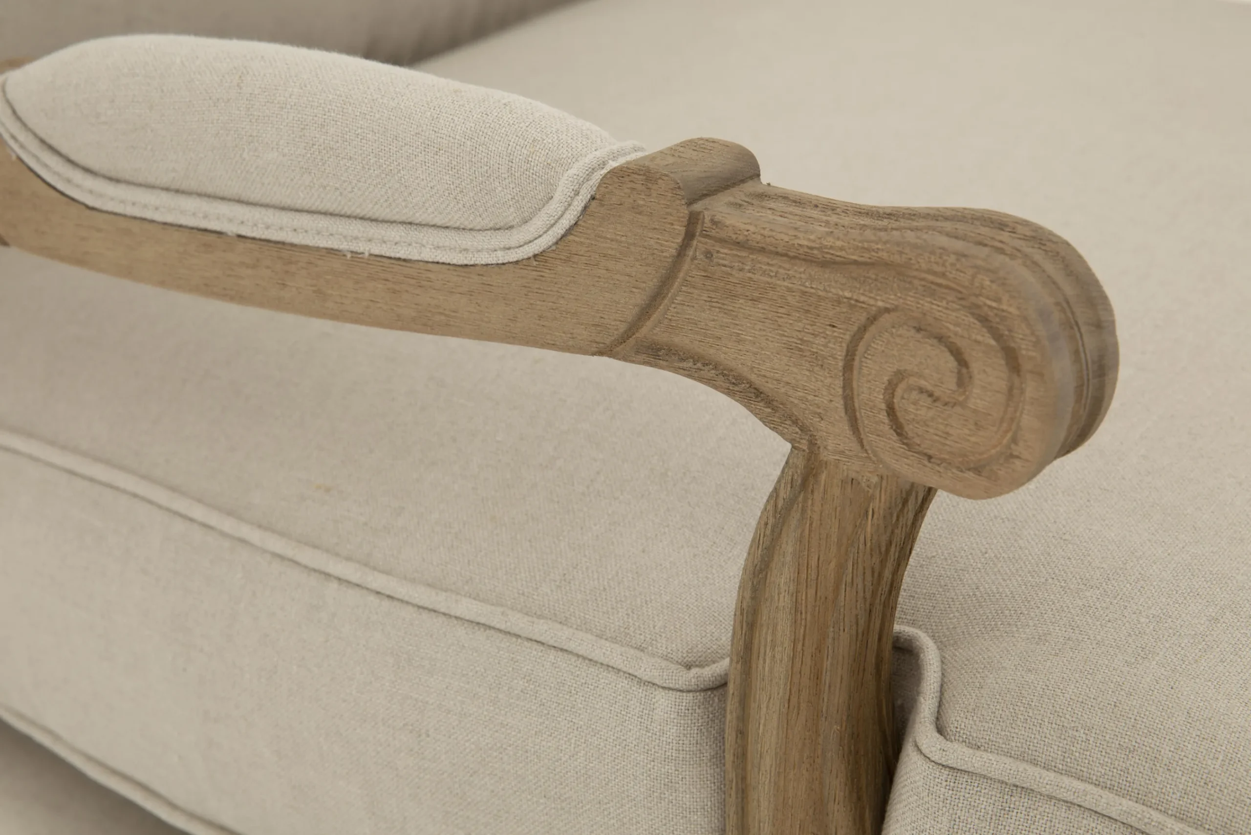 Flamant Sally, Fauteuil, Lin Naturel Sale