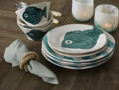 Flamant Sangha, Assiette, 28 Cm, Rayures Best