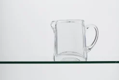 Flamant Senne, Pichet, Verre Souffle Bouche Sale