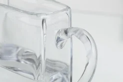 Flamant Senne, Pichet, Verre Souffle Bouche Sale