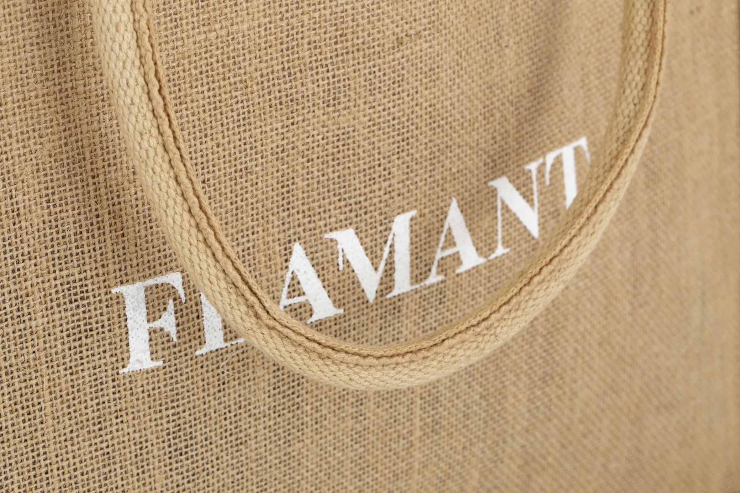 Flamant Shopper , Sac Shopping, Jute, Naturel