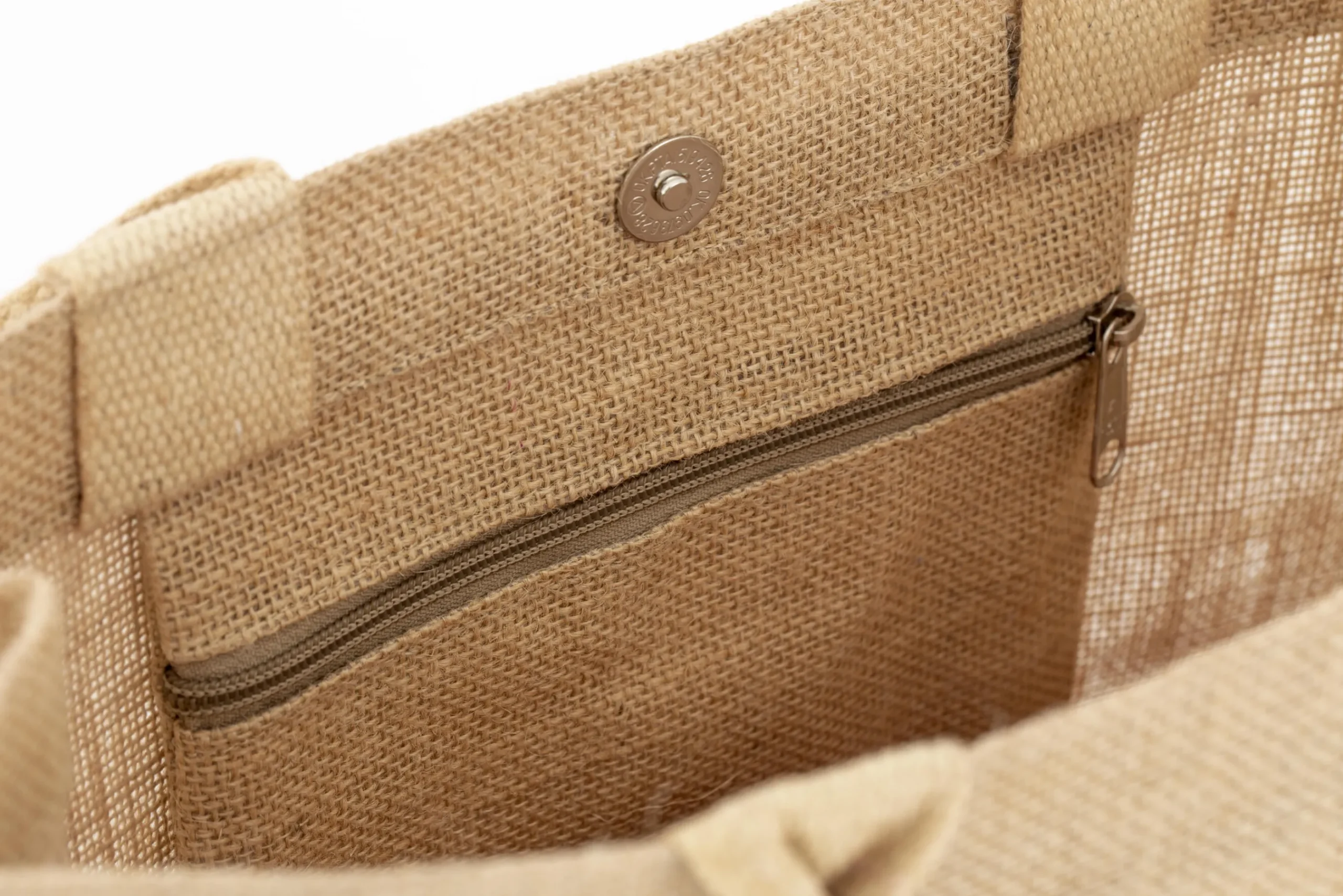 Flamant Shopper , Sac Shopping, Jute, Naturel