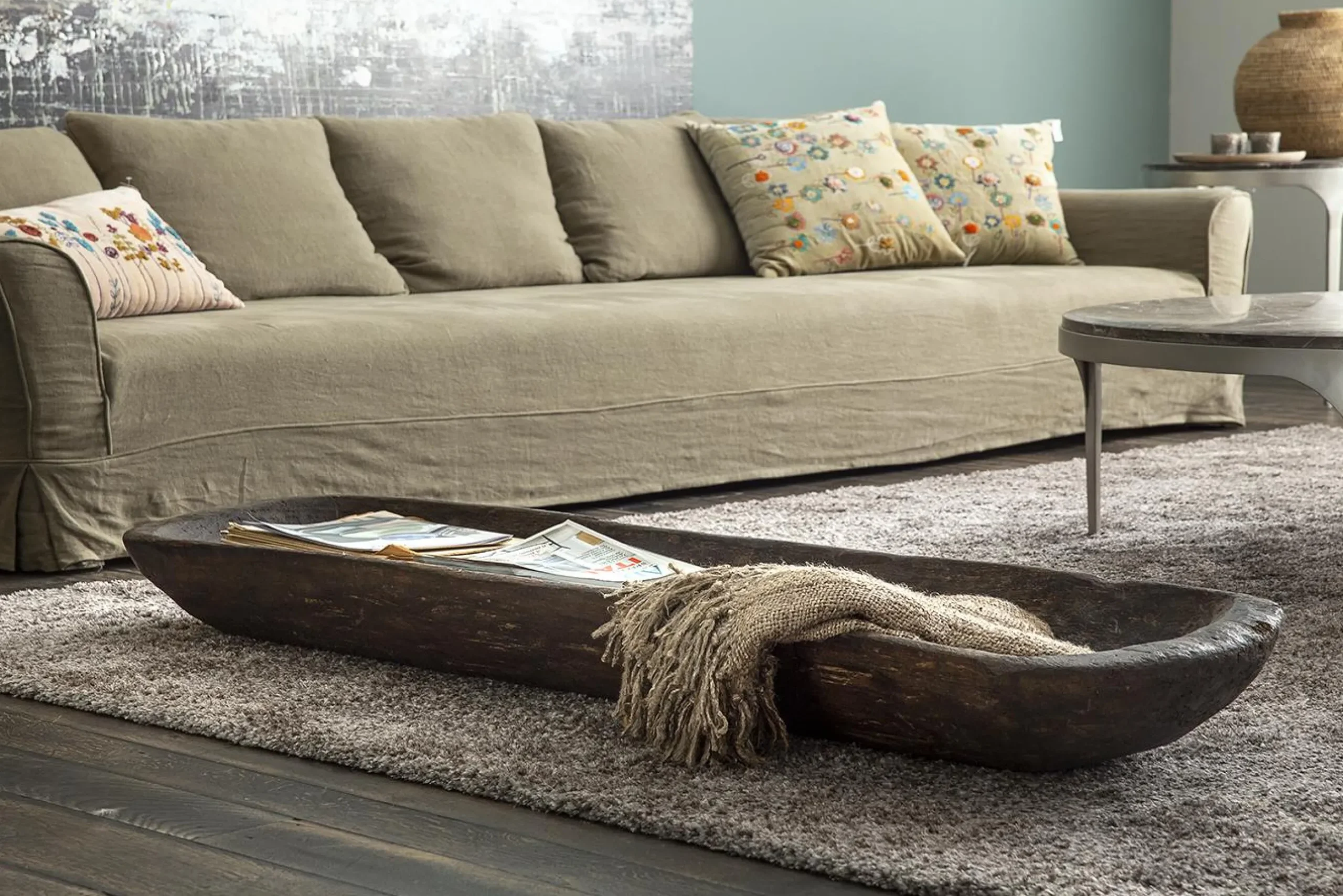 Flamant Sieb, Plat, Bois Outlet