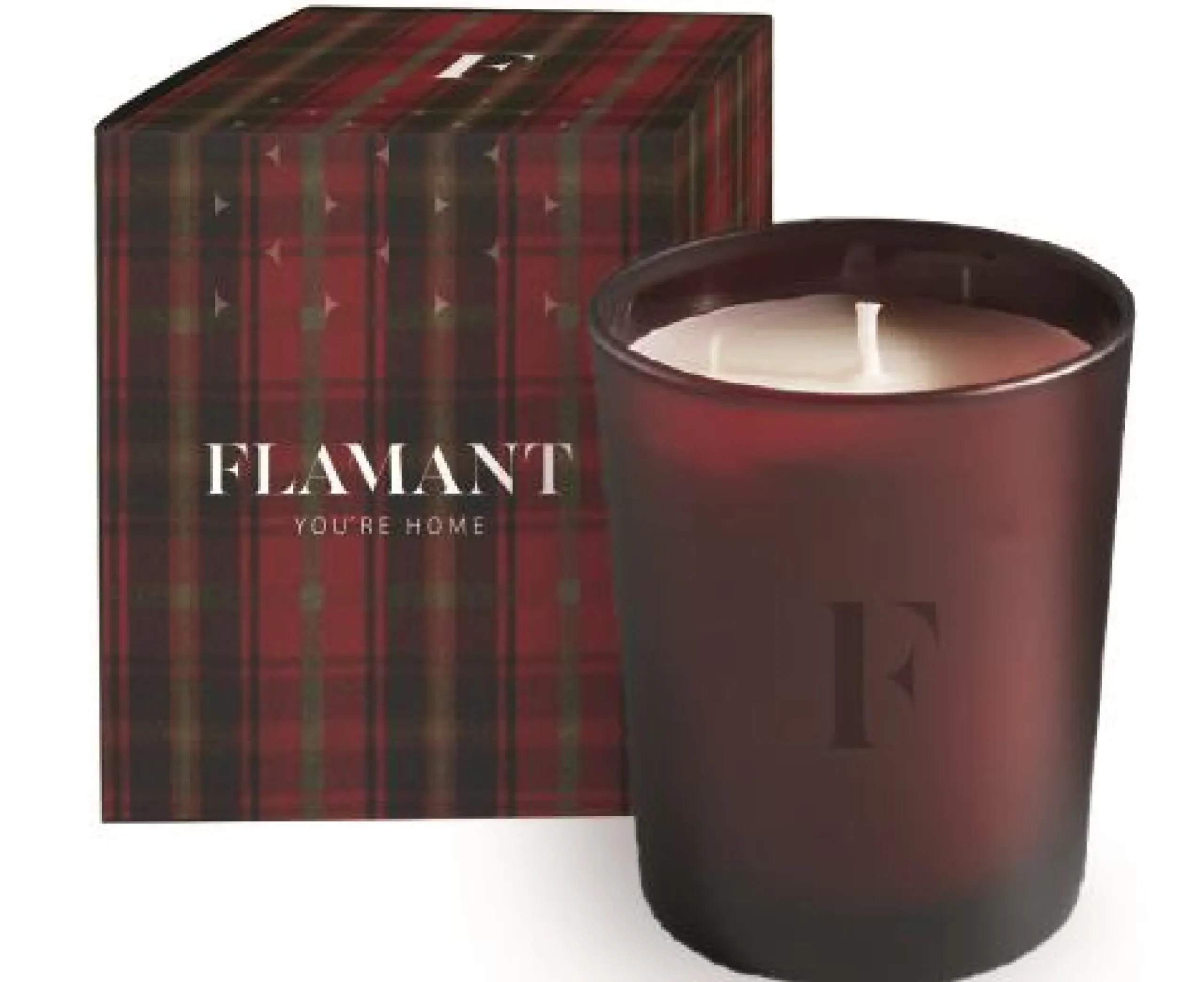 Flamant Tartan, Bougie Parfumee