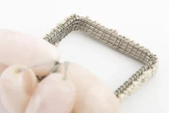 Flamant Tina, Rond De Serviette, Perles, Blanc Clearance